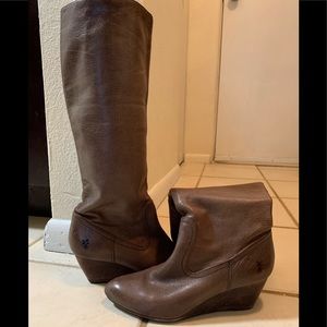 Frye Missy Tall Wedge Boot